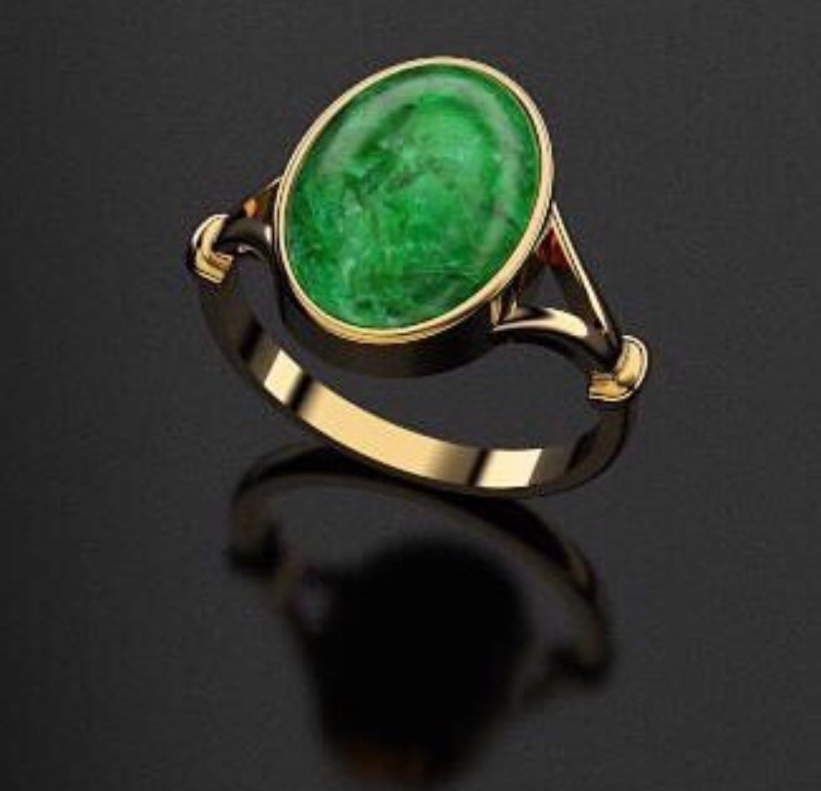 CAD emerald ring design